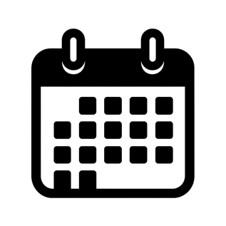 calendar black icon-1