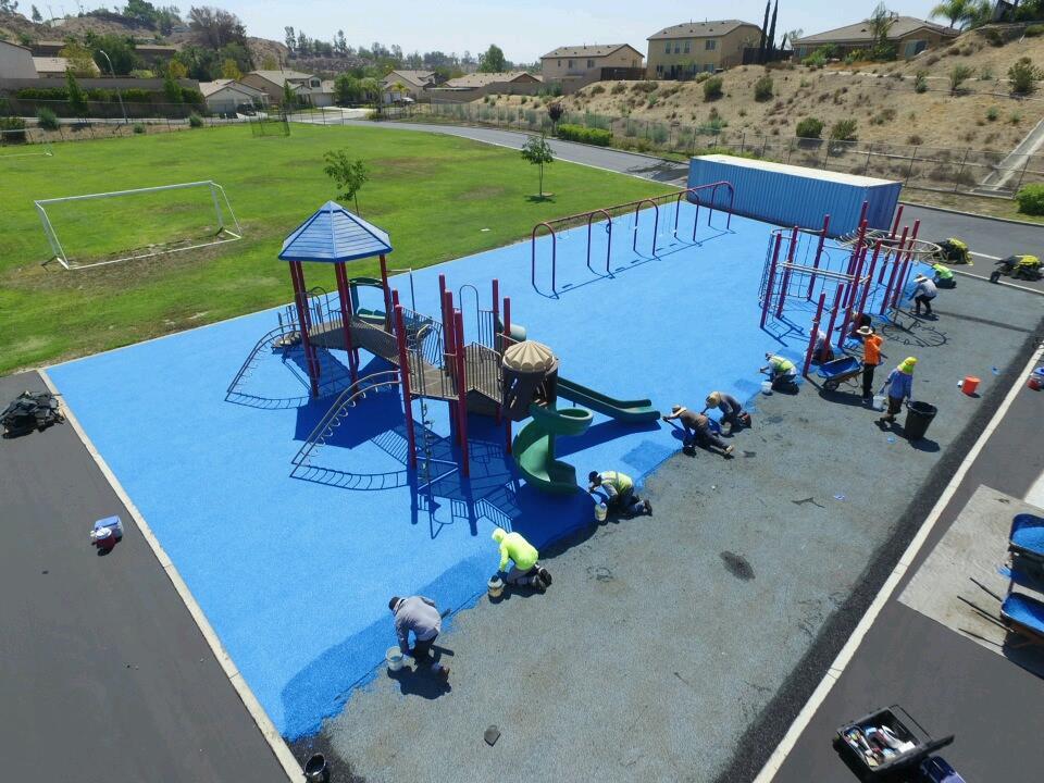 INTALLATION_POURED RUBBER